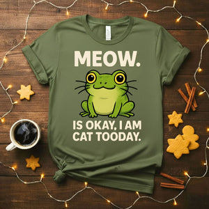 Funny Meow Cat Meme T-Shirt with sassy quote