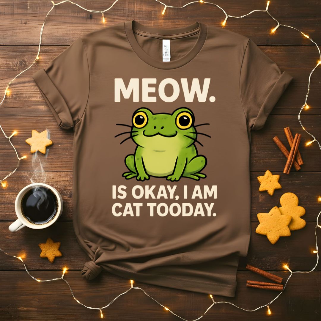 Funny Meow Cat Meme T-Shirt with sassy quote