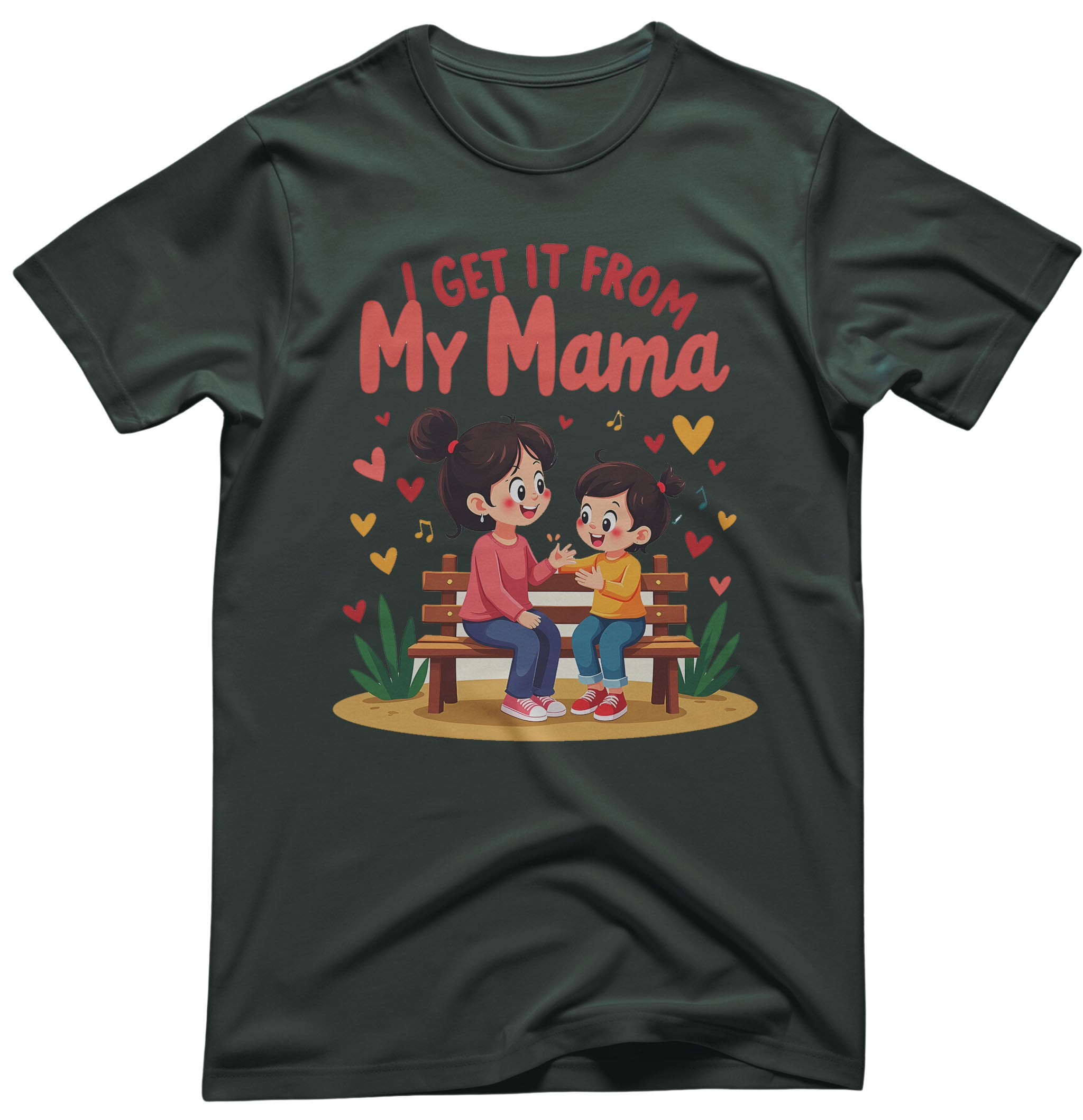 Funny Mother's Day gift tee – unisex t-shirt with heart and humor