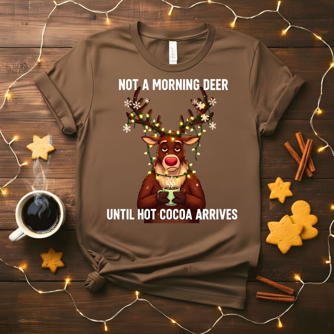 Funny Not a Morning Deer Pun T-Shirt