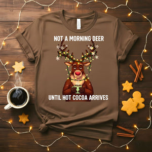Funny Not a Morning Deer Pun T-Shirt