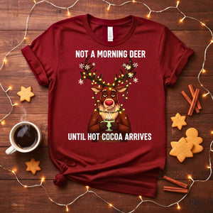 Funny Not a Morning Deer Pun T-Shirt