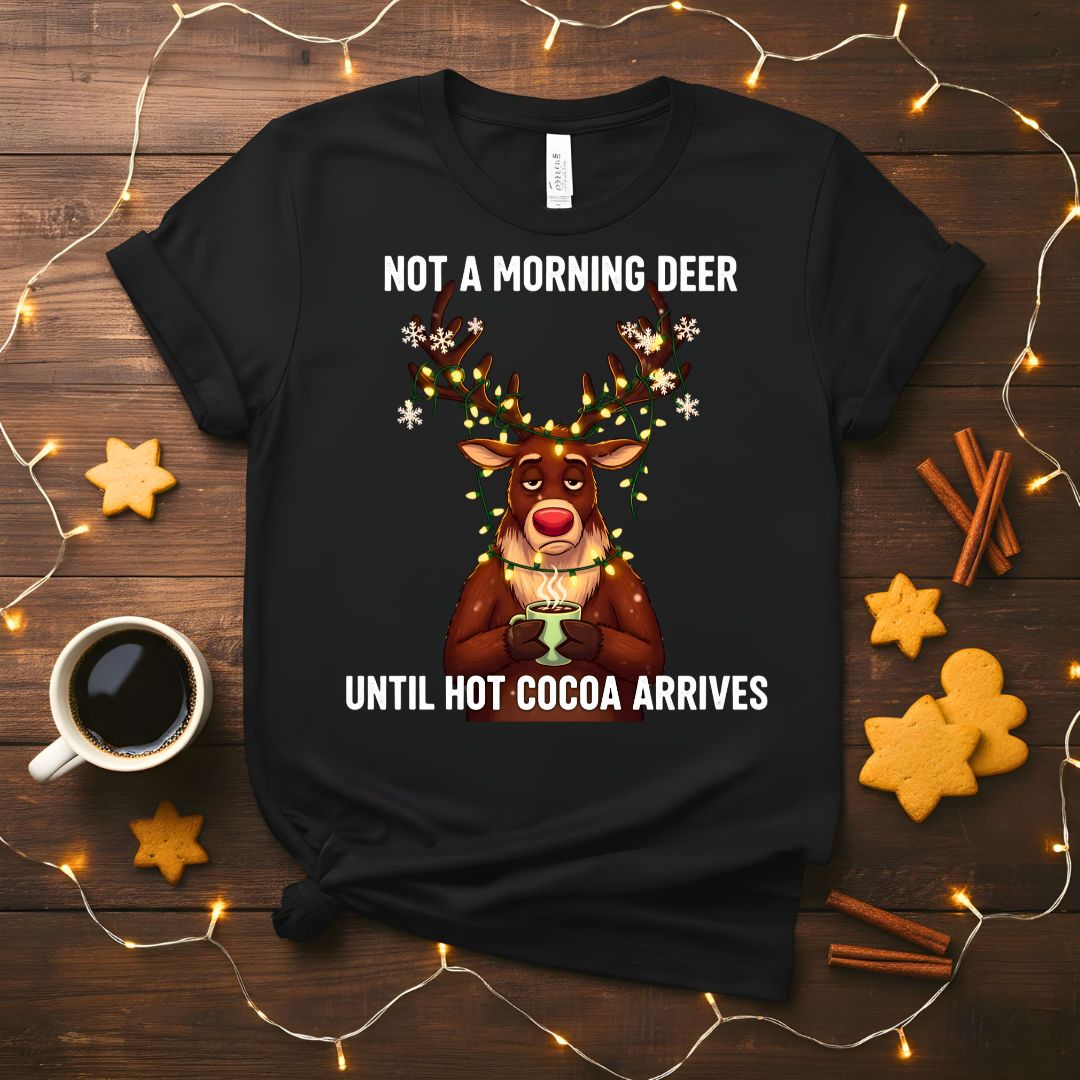 Funny Not a Morning Deer Pun T-Shirt