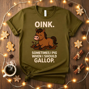 Funny Oink Pig Meme T-Shirt