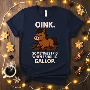 Funny Oink Pig Meme T-Shirt