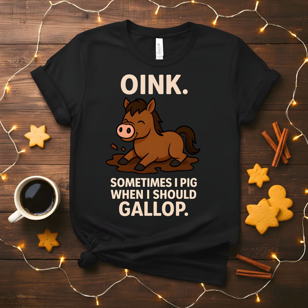 Funny Oink Pig Meme T-Shirt