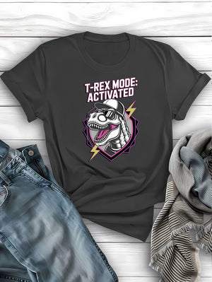 Funny T-Rex Mode Activated dinosaur t-shirt - perfect gift for men and women