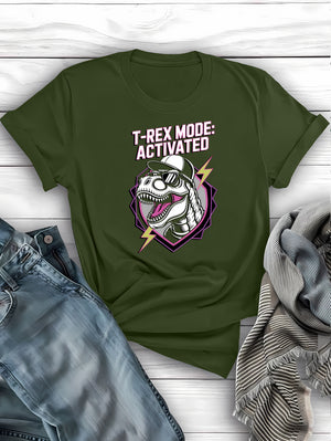 Funny T-Rex Mode Activated dinosaur t-shirt - perfect gift for men and women