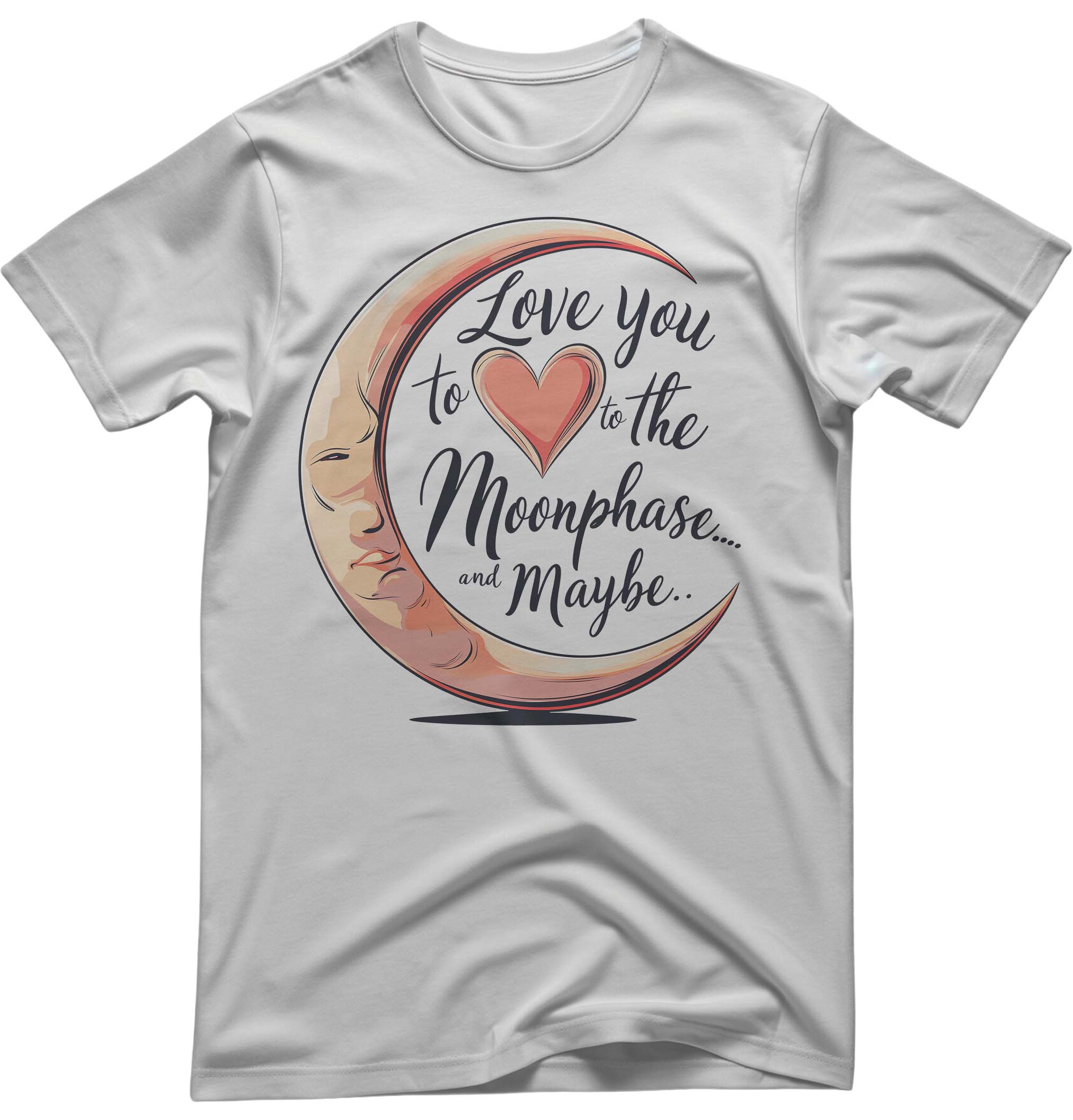 Funny Unisex Tee "Love You From Moon to Back" T-Shirt by Memez Store