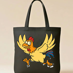 Funny Bird Graphic Tote Bag