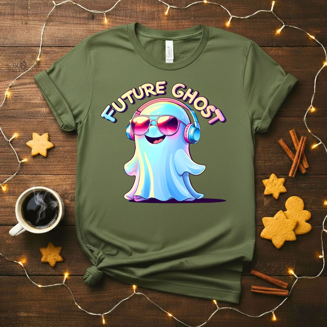 Future Ghost Meme Funny T-Shirt with workplace humor text