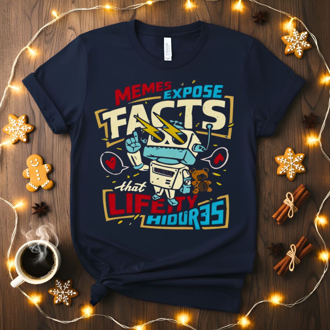 Geek Meme Expose Funny T-Shirt with multiple nerdy confessions