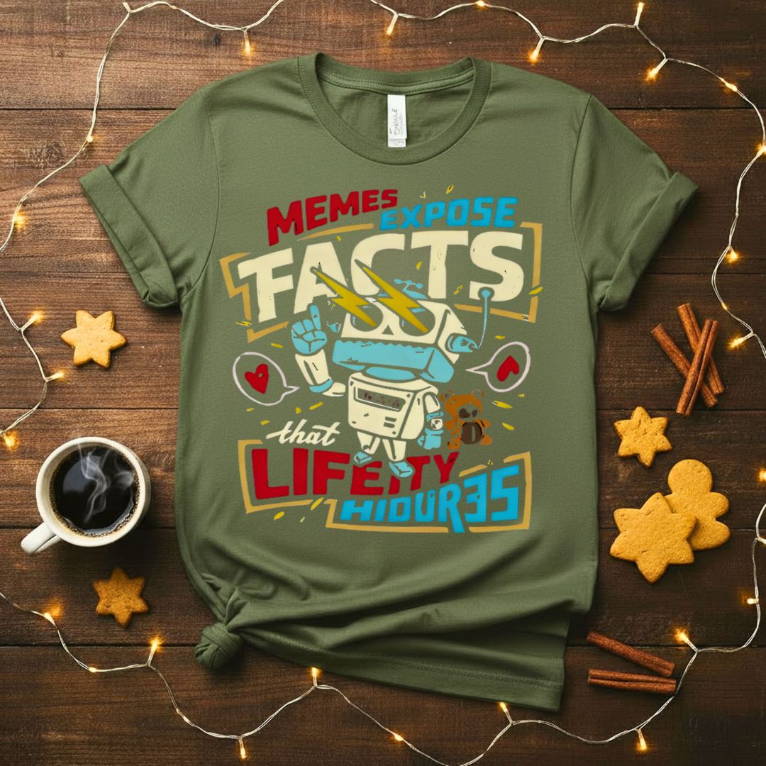Geek Meme Expose Funny T-Shirt with multiple nerdy confessions