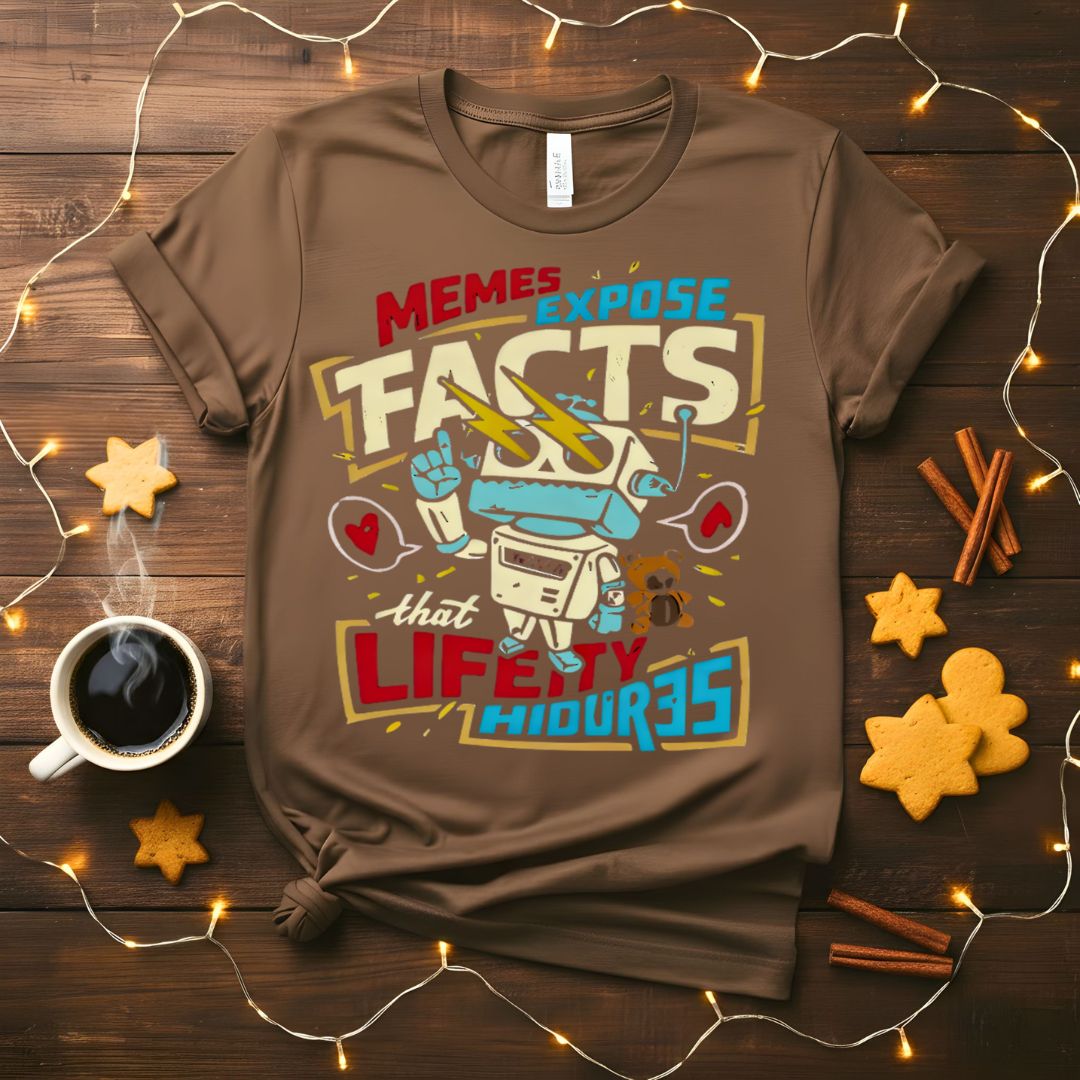 Geek Meme Expose Funny T-Shirt with multiple nerdy confessions