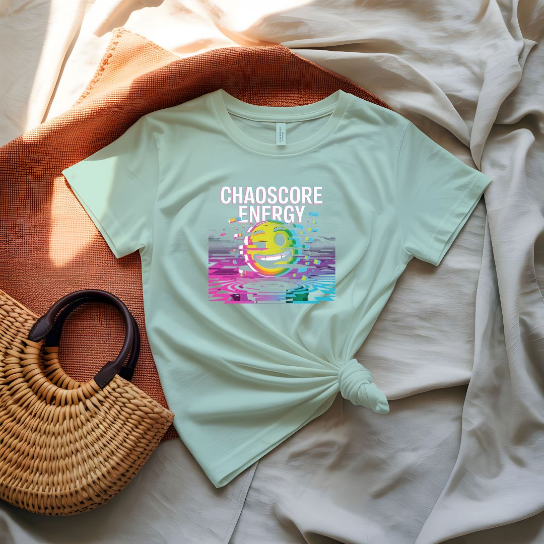 Geek Tee Chaoscore Energy Meme Shirt by Memez Store