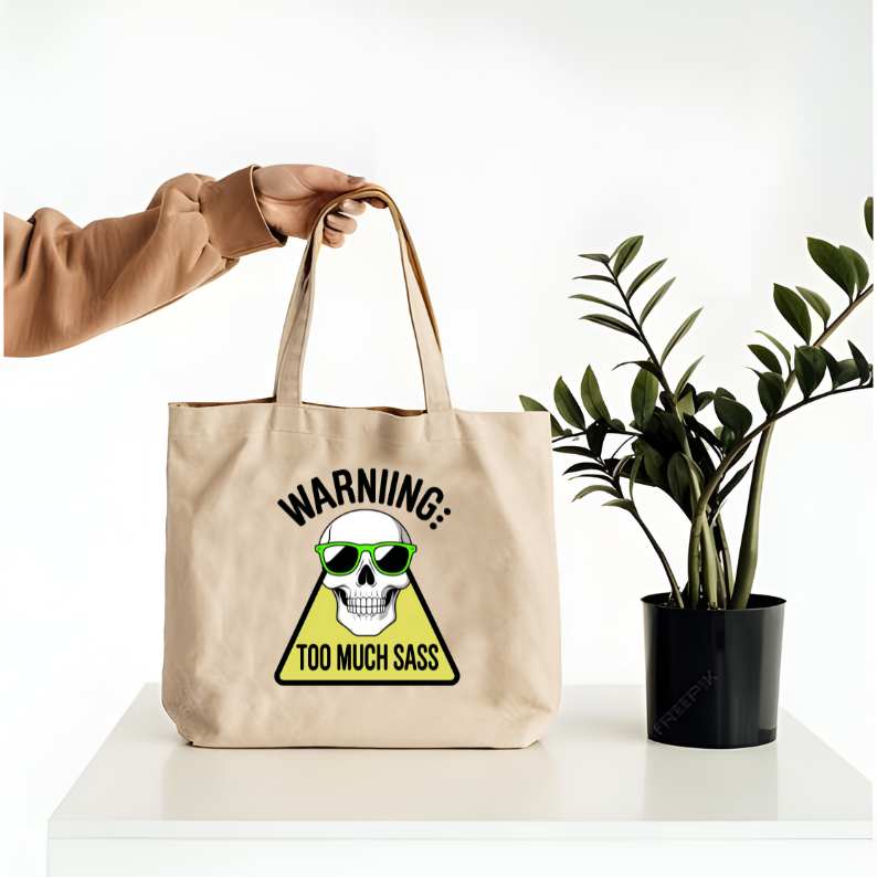 Gourd To Be True Funny Halloween Tote Bag – Pumpkin Pun Design by Memez Store