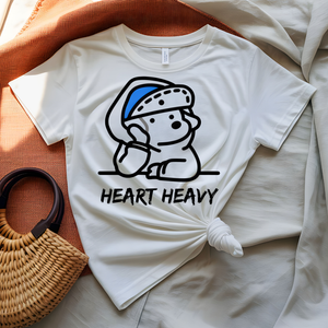 Heart Heavy Funny T-Shirt for Relatable Emotional Humor