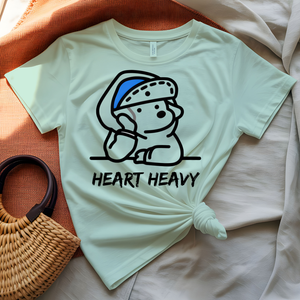 Heart Heavy Funny T-Shirt for Relatable Emotional Humor