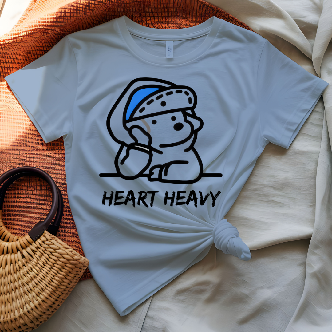 Heart Heavy Funny T-Shirt for Relatable Emotional Humor