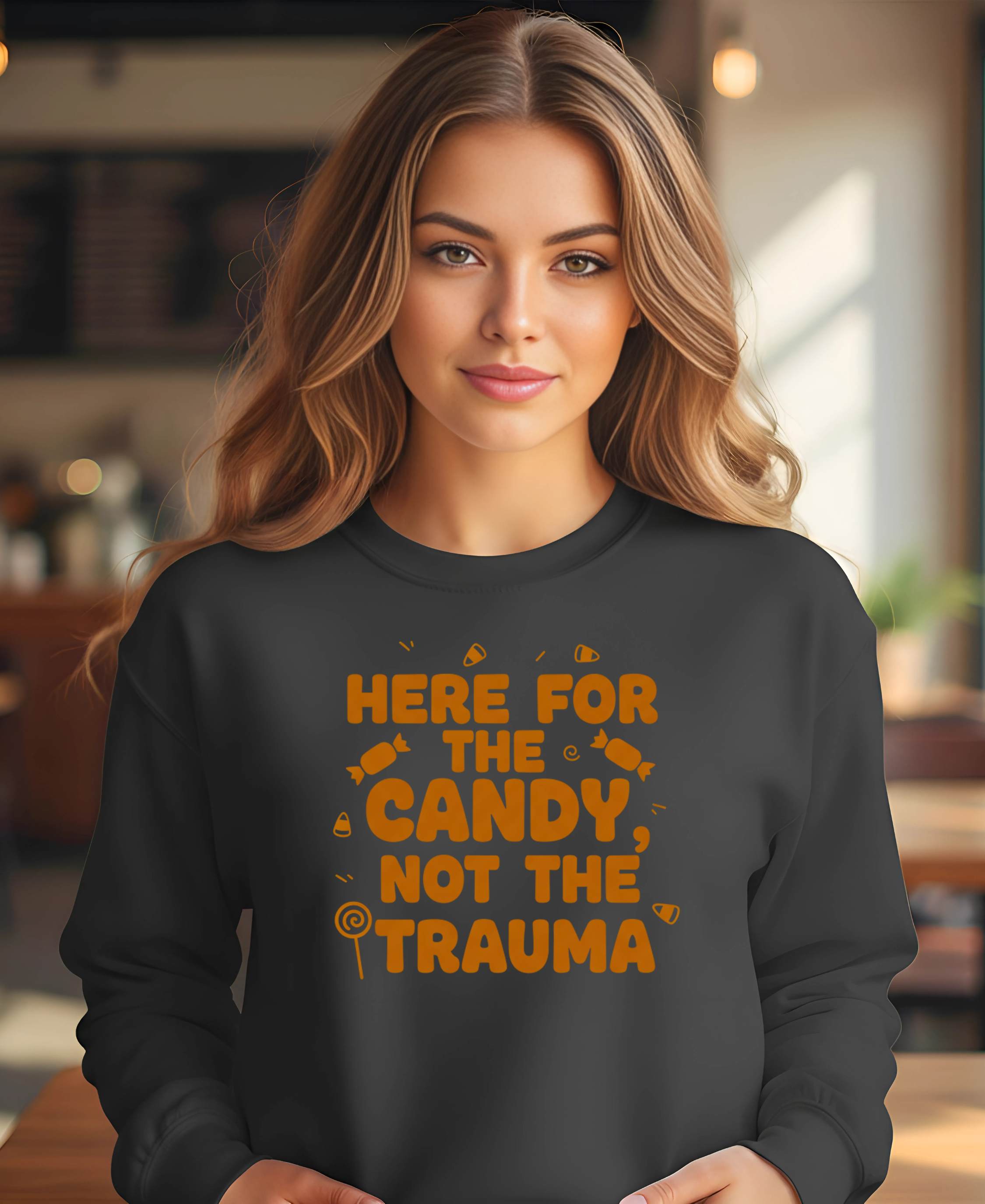 Halloween meme sweatshirt for spooky season lovers”