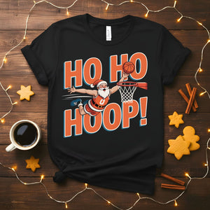 Ho Ho Hoop Basketball Funny Christmas T-Shirt