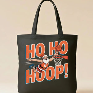Ho Ho Hoop Basketball Funny Tote Bag