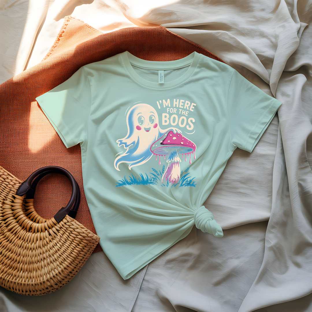 "I Am Here for Boos Funny Halloween Meme Tee by Memez Store"