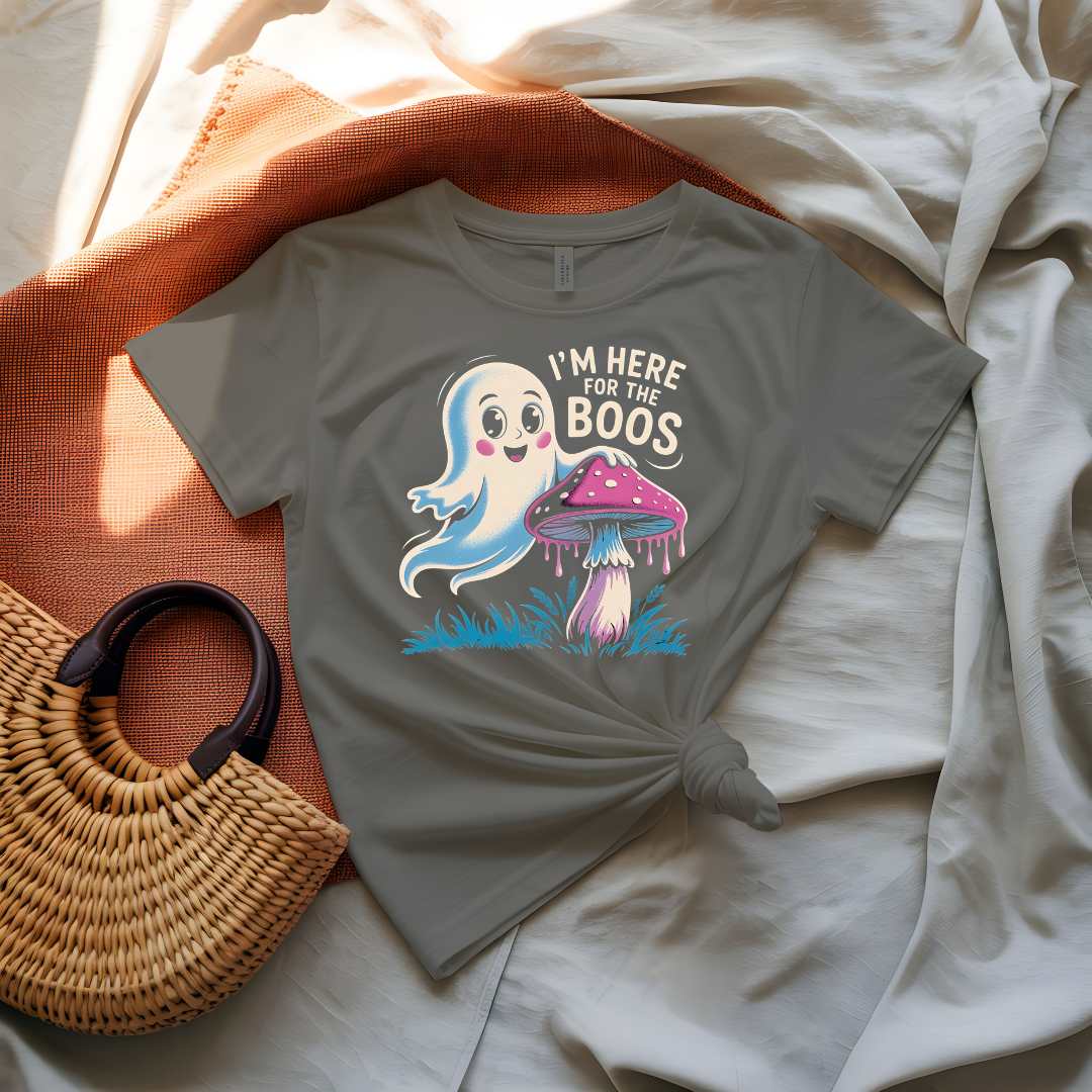 "I Am Here for Boos Funny Halloween Meme Tee by Memez Store"