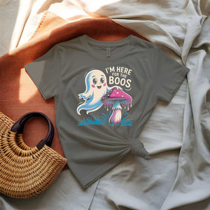 "I Am Here for Boos Funny Halloween Meme Tee by Memez Store"