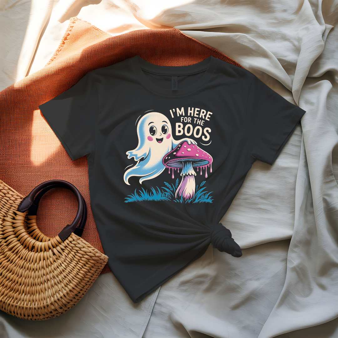 "I Am Here for Boos Funny Halloween Meme Tee by Memez Store"