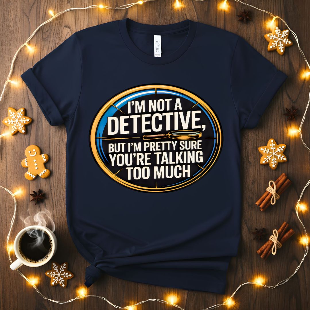 I Am Not Detective Funny Anti Mystery T-Shirt
