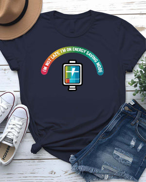 I Am Not Lazy Funny Meme Tee – sarcastic unisex short sleeve shirt made to order by Memez Store