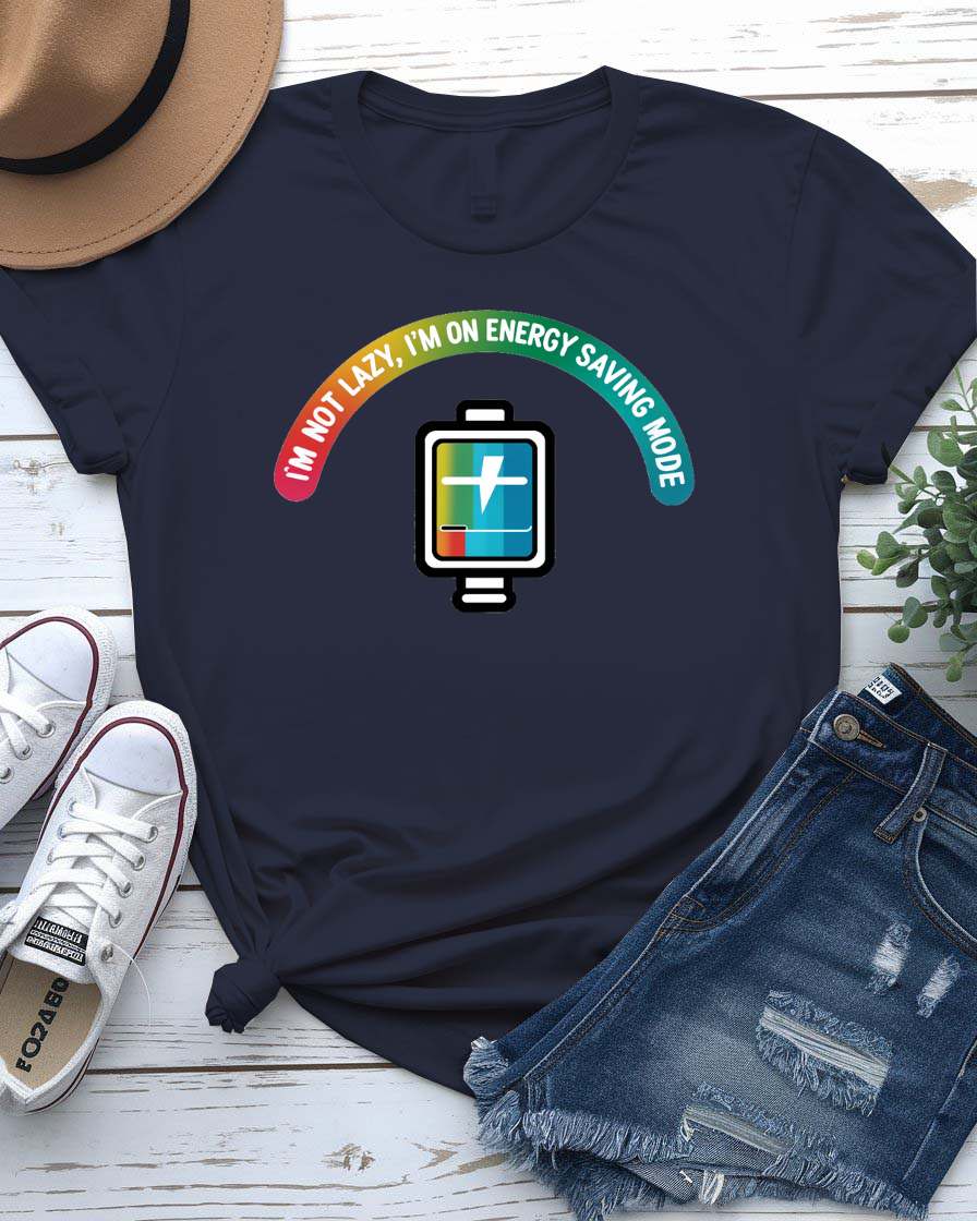 I Am Not Lazy Funny Meme Tee – sarcastic unisex short sleeve shirt made to order by Memez Store