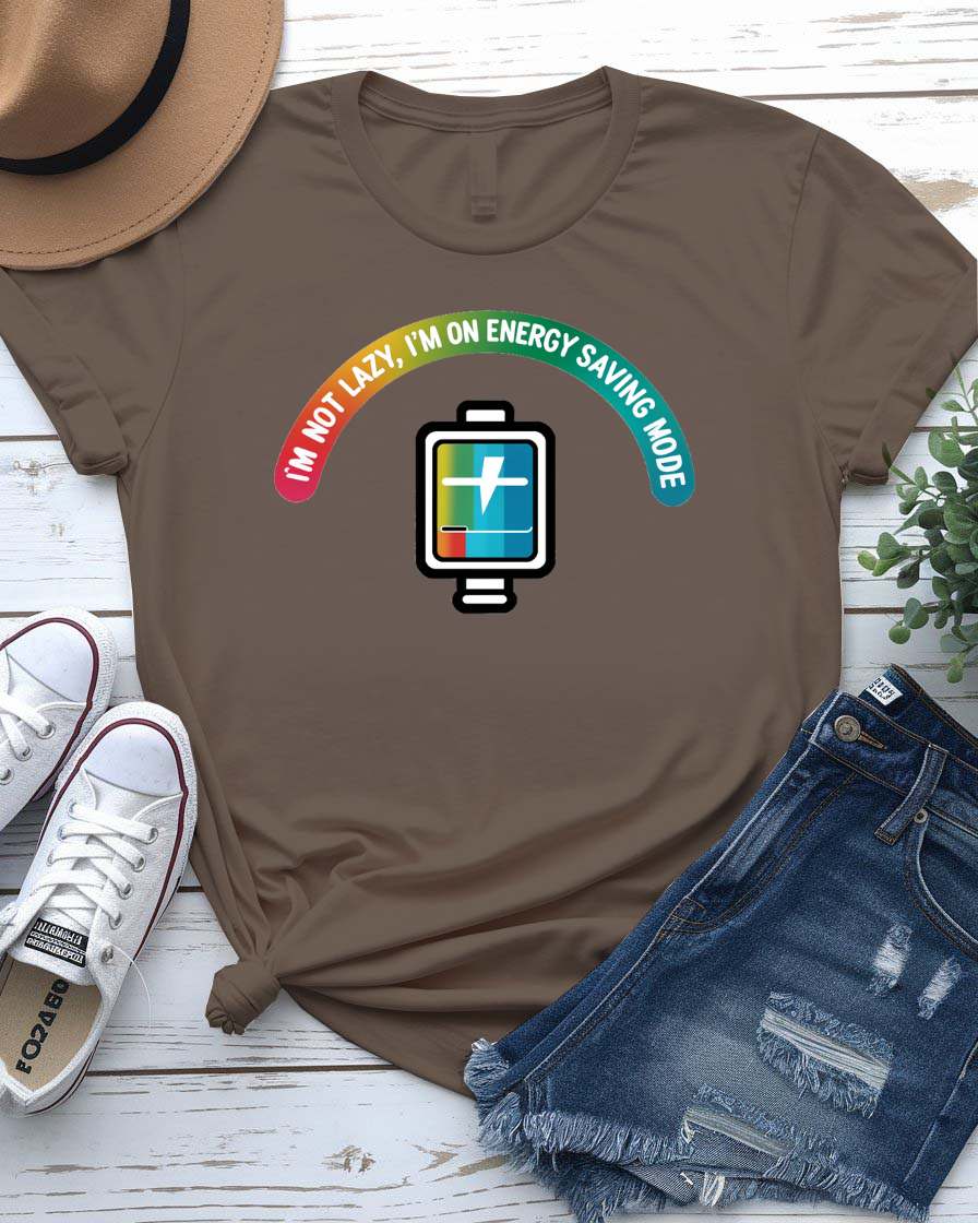I Am Not Lazy Funny Meme Tee – sarcastic unisex short sleeve shirt made to order by Memez Store