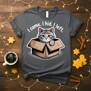 I Came I Hid I Left Funny Introvert T-Shirt