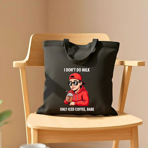 I Don't Do Milk I Only Do Wine funny meme tote bag