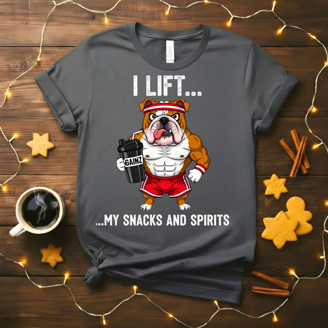 I Lift Funny Fitness T-Shirt for weightlifters