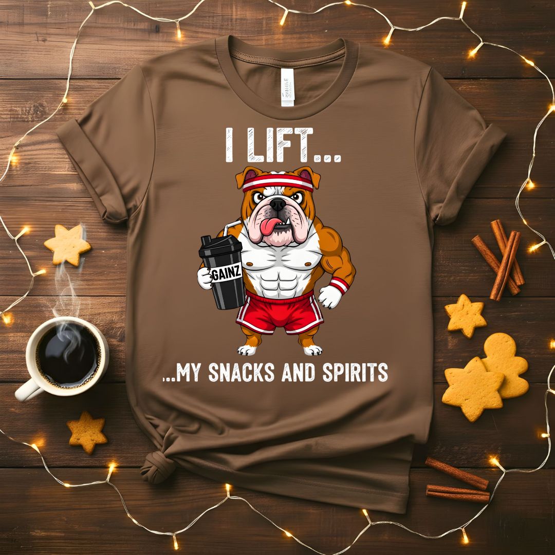 I Lift Funny Fitness T-Shirt for weightlifters