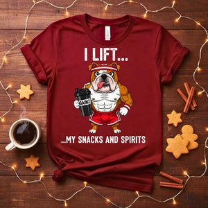 I Lift Funny Fitness T-Shirt for weightlifters