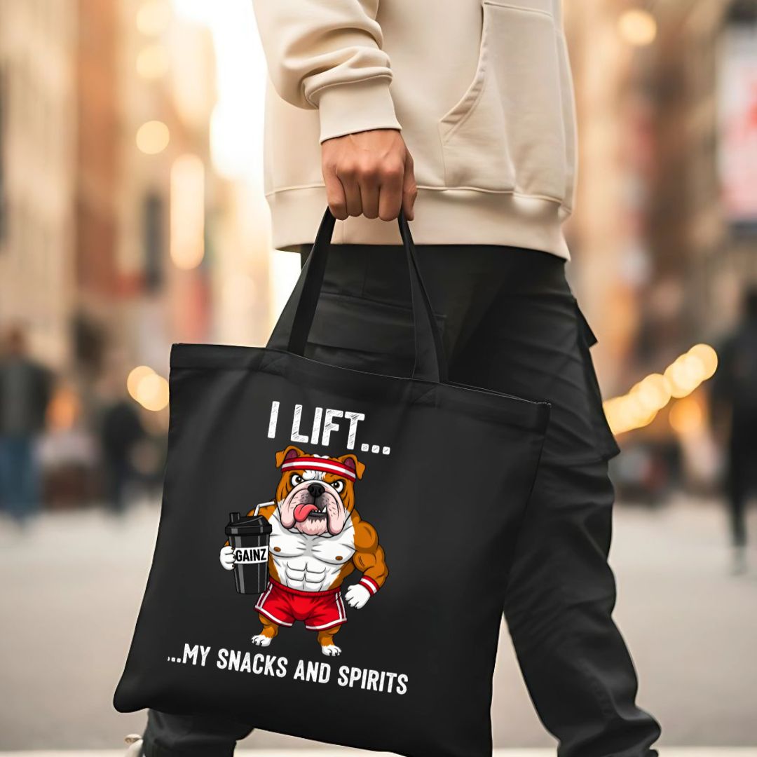 I Lift gym tote bag for weightlifters