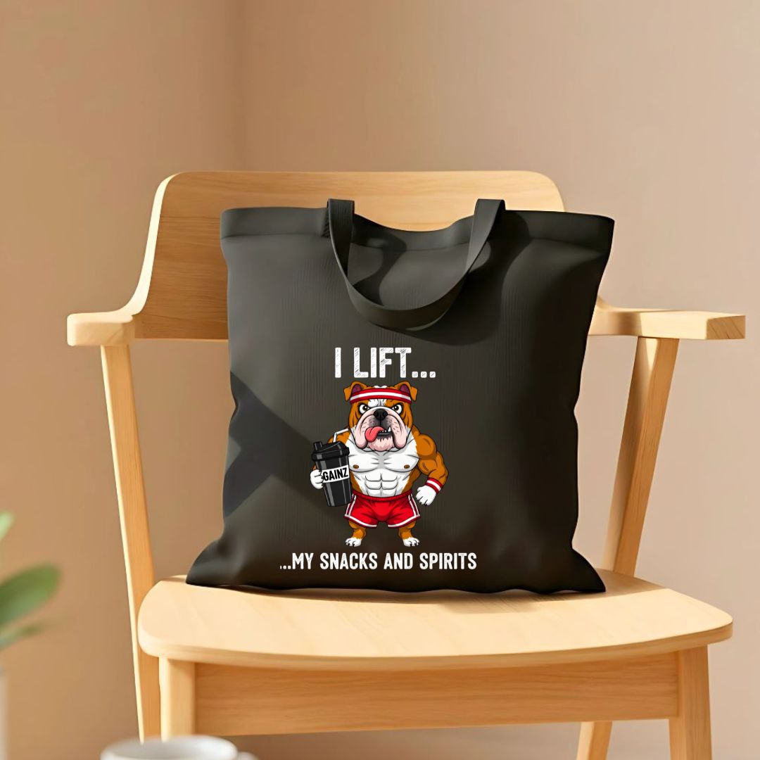 I Lift gym tote bag for weightlifters