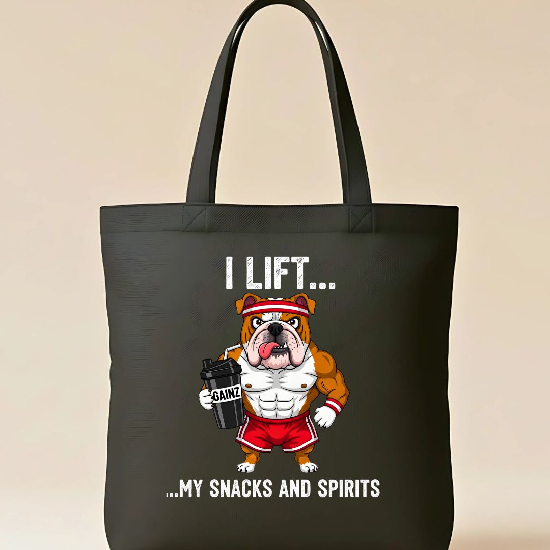 I Lift gym tote bag for weightlifters