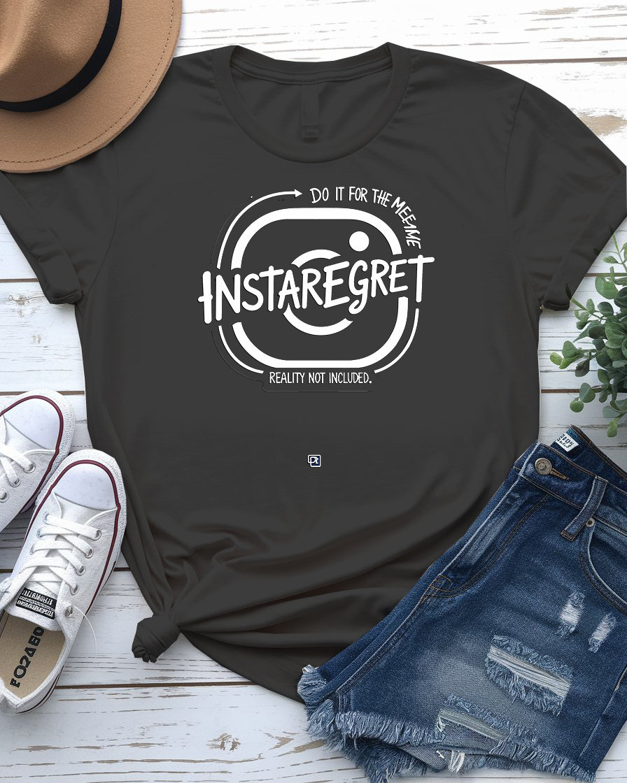 Instaregret Tee – Social Media Meme Parody Shirt