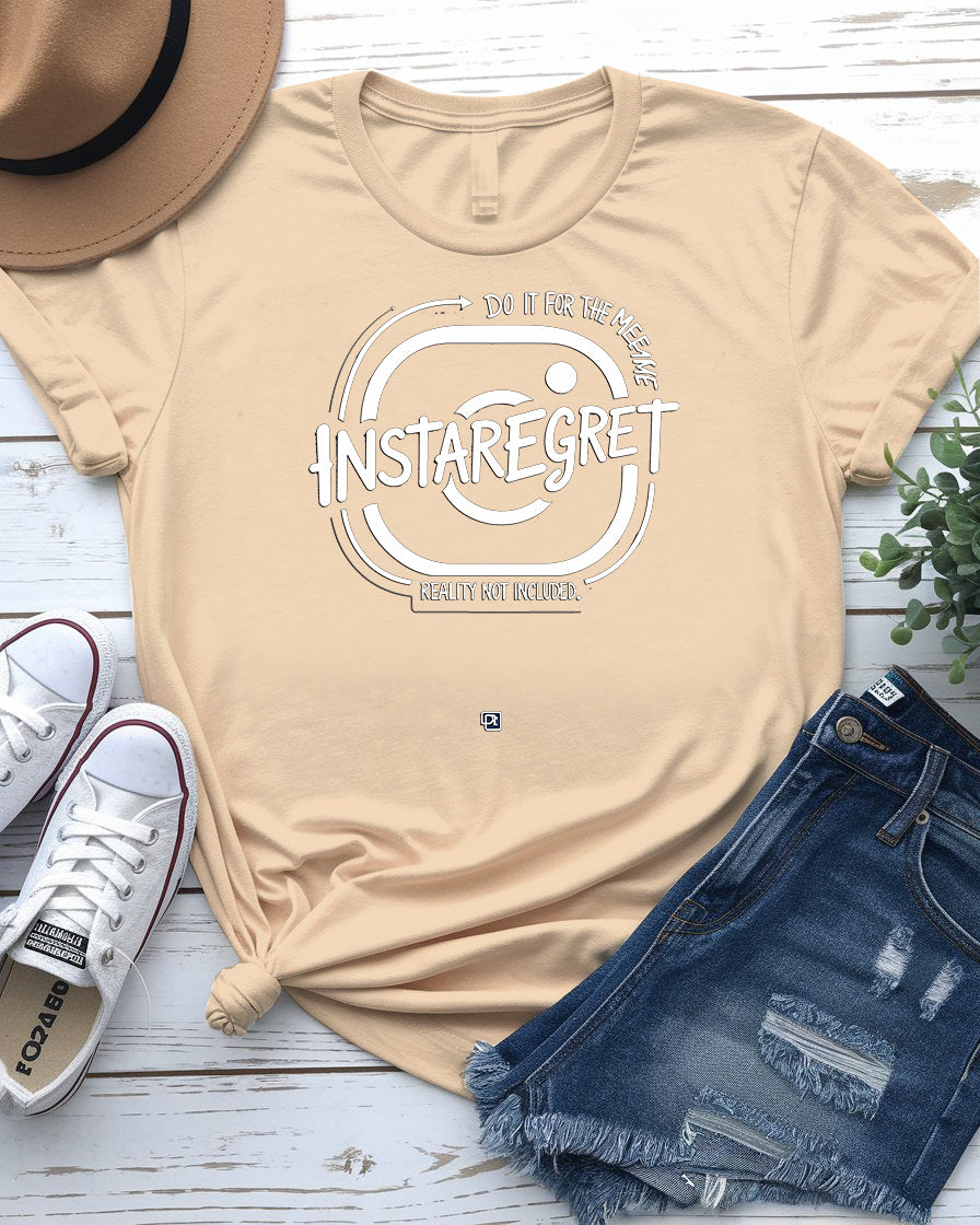 Instaregret Tee – Social Media Meme Parody Shirt