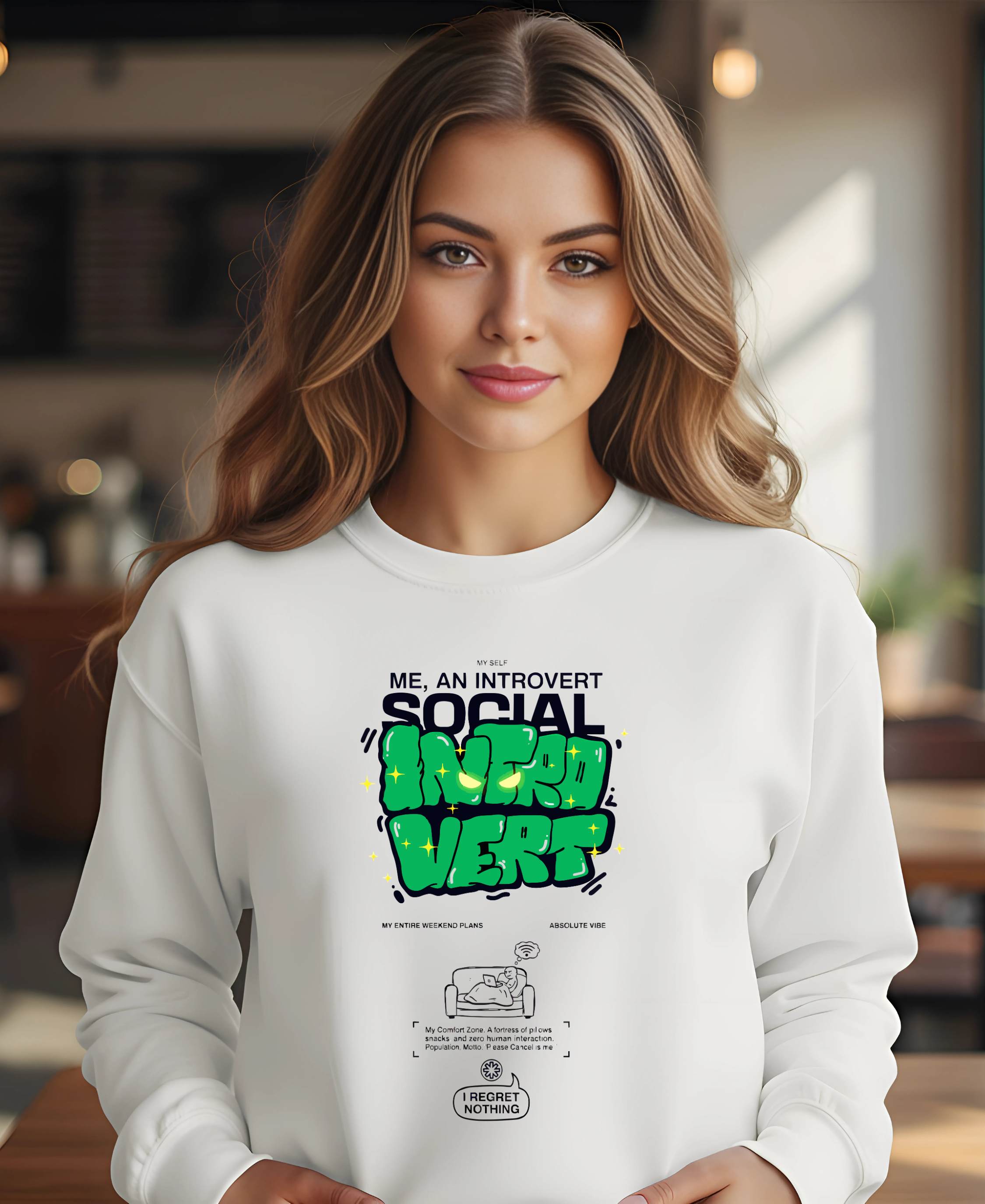 Meme-inspired Introvert Edition sweatshirt gift