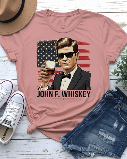 John F Whisky – Bold and Funny Parody Tee by Memez Store