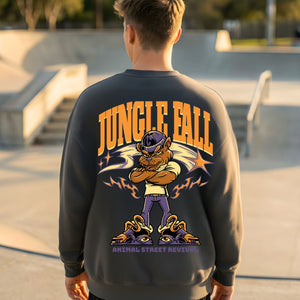 Jungle Fall streetwear sweatshirt front view