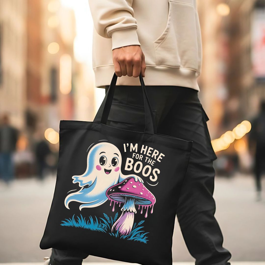 Just Here for the Boos Halloween Tote Bag