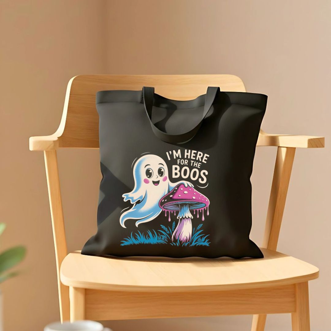Just Here for the Boos Halloween Tote Bag