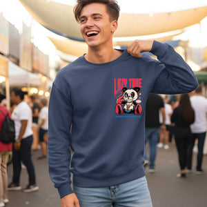 Lazy Tone streetwear crewneck sweatshirt front view